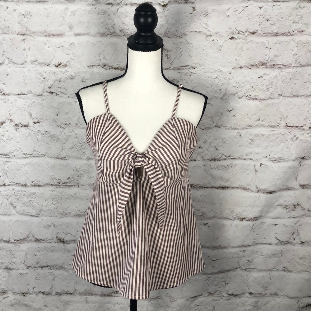 NWOT Anthropologie Lumiere Tank Top Blouse Sz L